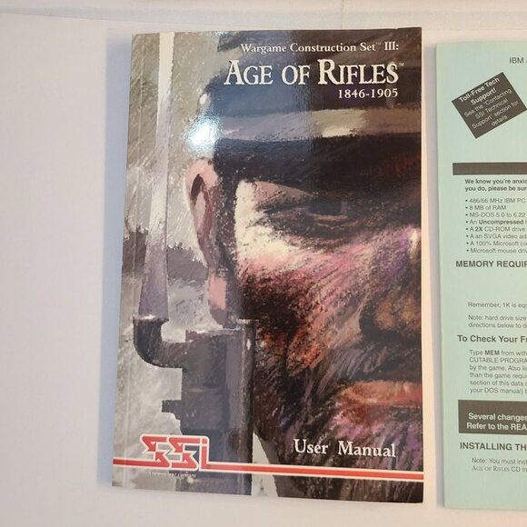 Age of Rifles 1846-1905 Wargame Construction Set III  DOS CD ROM PC 1996 Big Box - Picture 4 of 8